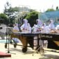 Corps Putri Assalam resmi dilepas ke Kejuaraan Marching Band Internasional Piala Raja Hamengku Buwono 2025! | Fb/Pemerintah kabupaten Sukabumi 
