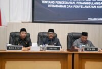 DPRD Sukabumi bahas pandangan fraksi atas Raperda penanggulangan kebakaran. | Fb/Pemerintah kabupaten Sukabumi 