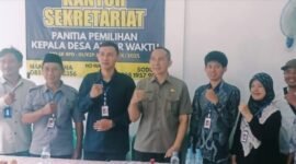 Pembekalan Panitia Pilkades PAW dan pembinaan Bumdesma di Desa Pawenang