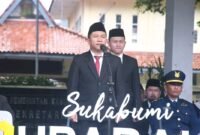 Wakil Bupati Sukabumi, Andreas, pimpin Upacara Hari Bela Negara ke-77 di Alun-alun Palabuhanratu. | Fb/Pemerintah Kabupaten Sukabumi 