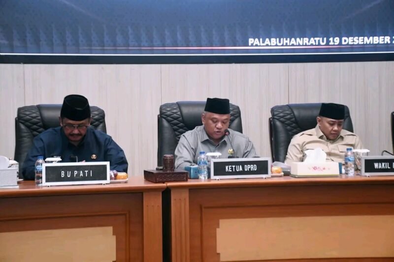 DPRD Kabupaten Sukabumi bahas tiga agenda strategis dalam rapat paripurna, termasuk perubahan Propemperda dan rencana kerja 2026.  | Fb/Pemerintah Kabupaten Sukabumi 
