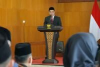 Sebanyak 21 camat di Kabupaten Sukabumi resmi dilantik sebagai PPATS. | FB/Pemerintah Kabupaten Sukabumi 