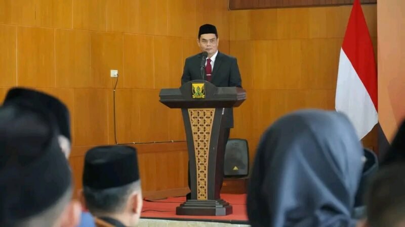 Sebanyak 21 camat di Kabupaten Sukabumi resmi dilantik sebagai PPATS. | FB/Pemerintah Kabupaten Sukabumi 