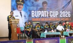 Silaturahmi dan Pembinaan Atlet Warnai Turnamen Tenis Meja Bupati Cup 2026