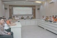 Forkopimda Sukabumi ikuti Rakor Operasi Ketupat 2026, perkuat sinergi mudik aman. | Fb/Pemerintah Kabupaten Sukabumi 
