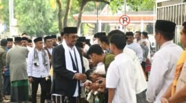 Salat Idulfitri 1447 H di Palabuhanratu jadi momentum spiritual dan penguatan komitmen pembangunan daerah. (Fb/Pemerintah Kabupaten Sukabumi)