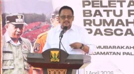 Bupati Sukabumi mulai pembangunan Kampung Mubarakah untuk warga terdampak bencana. (Fb/Pemerintah Kabupaten Sukabumi)
