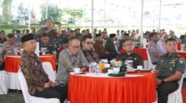 Pisah sambut Dandim 0607/Kota Sukabumi berlangsung hangat. Pemkab Sukabumi optimistis sinergi bersama TNI semakin kuat untuk pembangunan daerah.(Fb/Pemerintah Kabupaten Sukabumi)