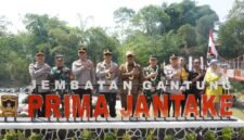 Jembatan Gantung Prima Jantake resmi diresmikan, akses warga dan petani kini lebih aman serta nyaman. (Fb/Pemerintah Kabupaten Sukabumi)