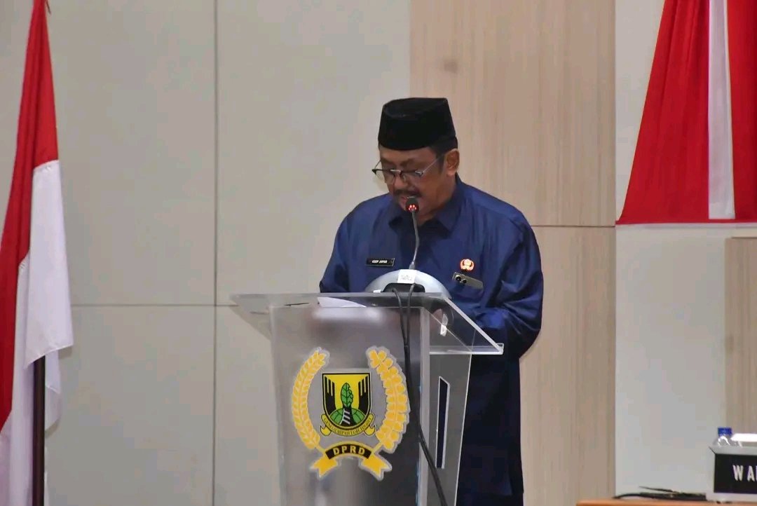 Bupati Sukabumi H Asep Japar menegaskan penyesuaian APBD 2026 mempertimbangkan kondisi fiskal dan prioritas pembangunan daerah. (fb/Pemerintah Kabupaten Sukabumi)