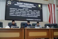 Tujuh fraksi DPRD Kabupaten Sukabumi menyampaikan pandangan terkait perubahan susunan perangkat daerah.